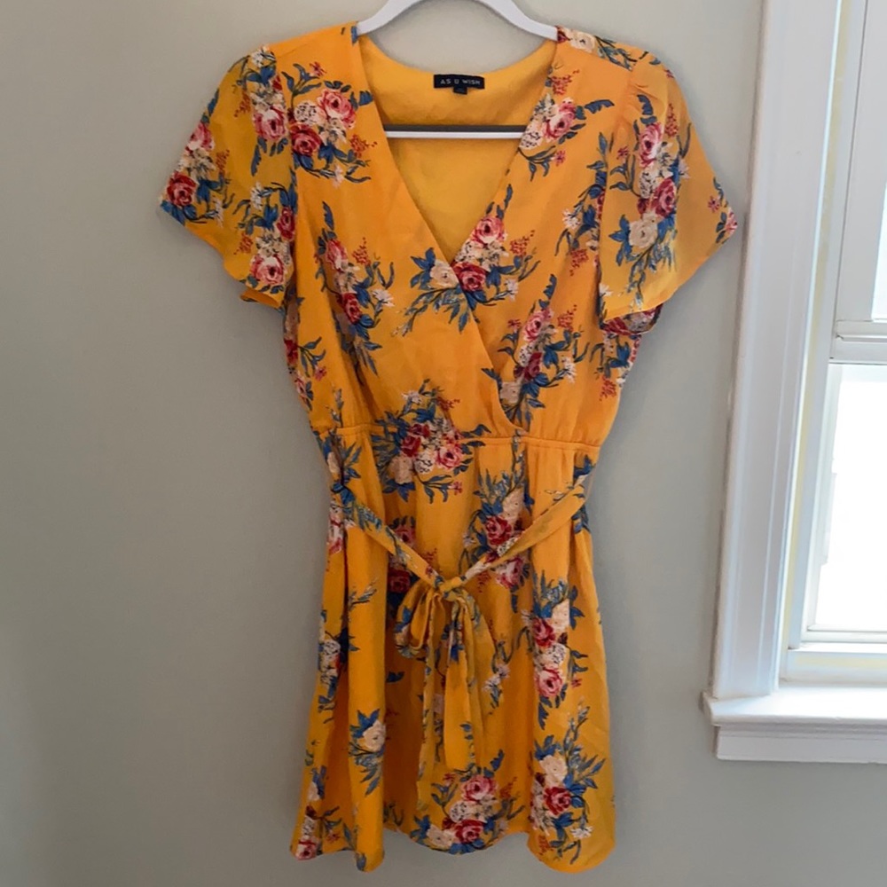 As U Wish Yellow Dress